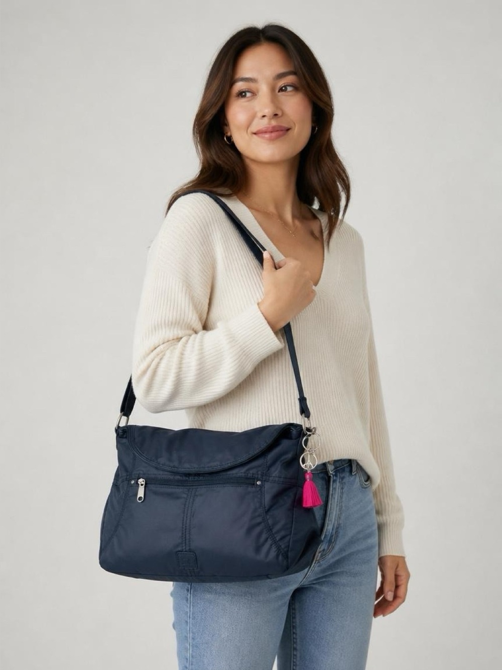 The Sak Foldable Crossbody Bag